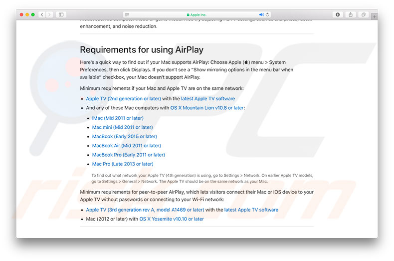 airplay-requirements