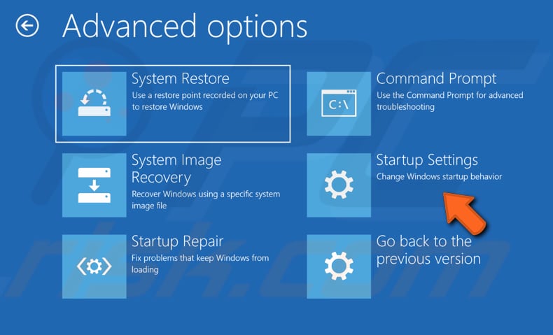 disable early launch anti-malware protection step 1