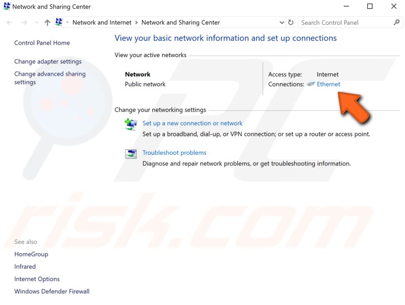 disable ipv6 on your computer step 3