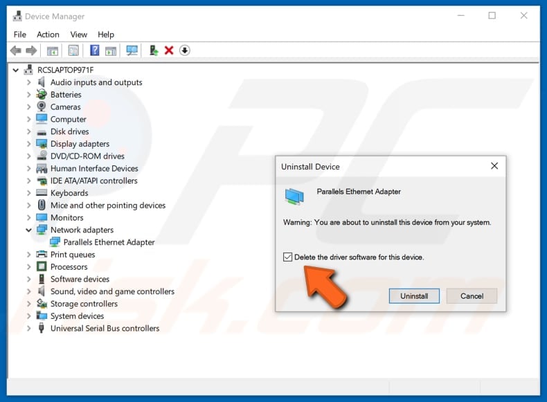 how to uninstall network driver how to uninstall network driver