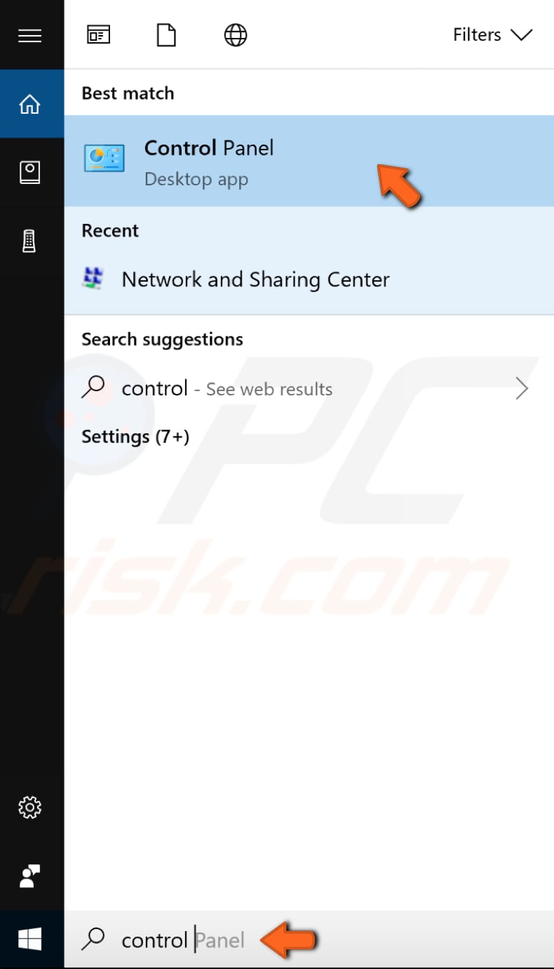 run network troubleshooter step 1