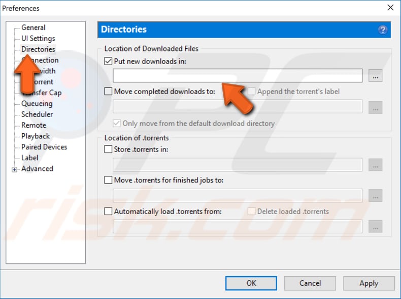 set the download path manually step 3