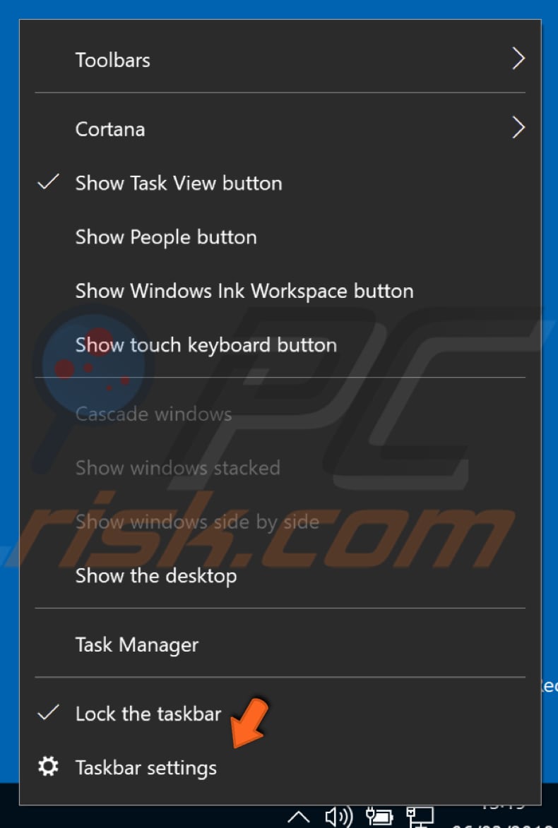 make sure that auto-hide feature is enabled step 1
