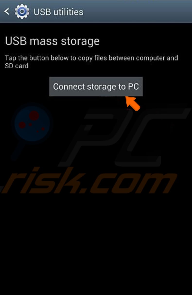 connect as usb mass storage