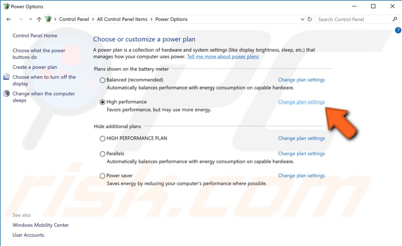 disable usb selective suspend setting step 1