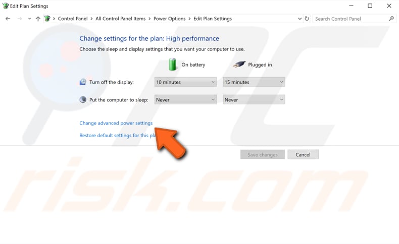 disable usb selective suspend setting step 2