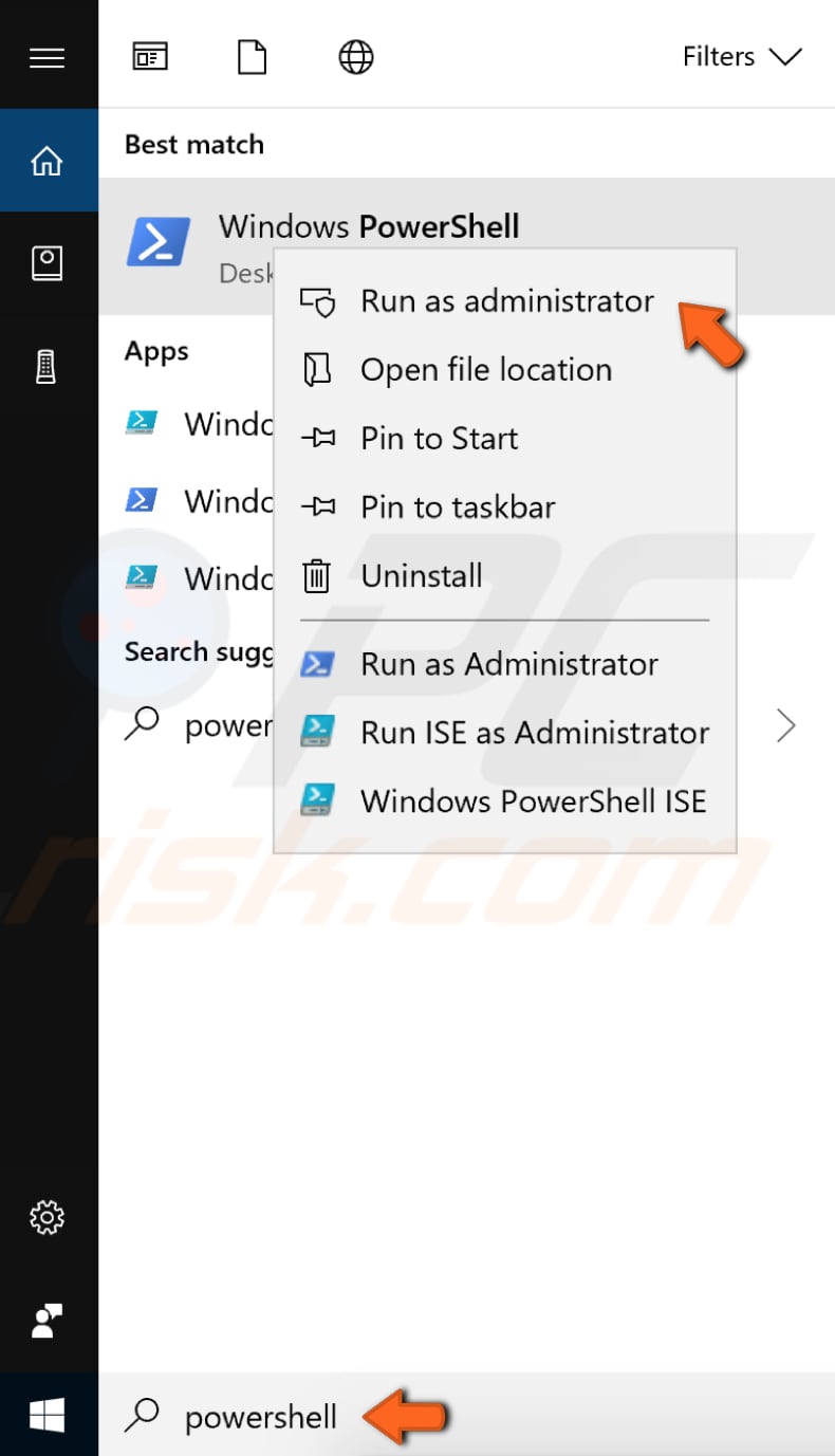 re-registering applications using powershell step 2
