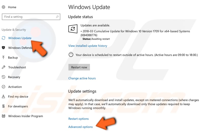 exclude other microsoft products from being updated step 2