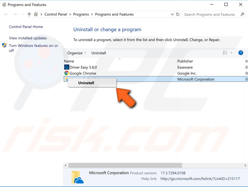uninstall programs you don't use step 2