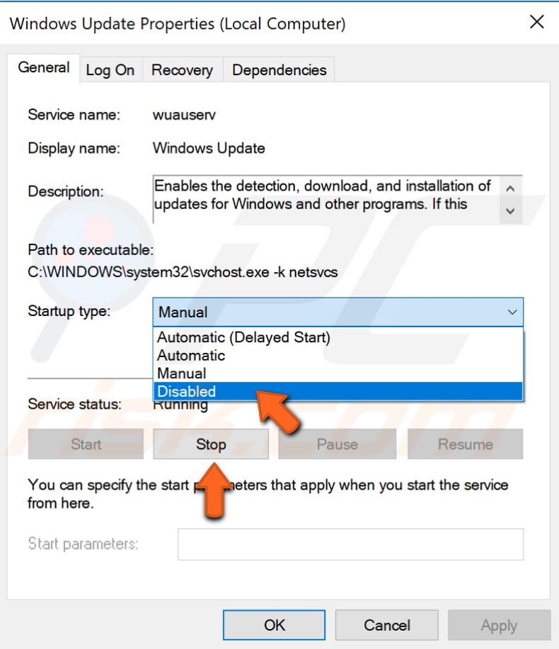 configure windows updates step 4