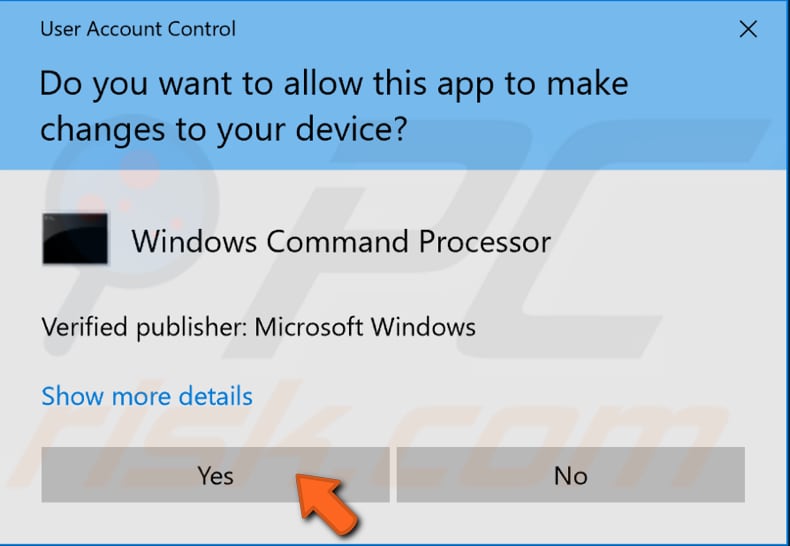 schedule automatic shutdown using command prompt step 2