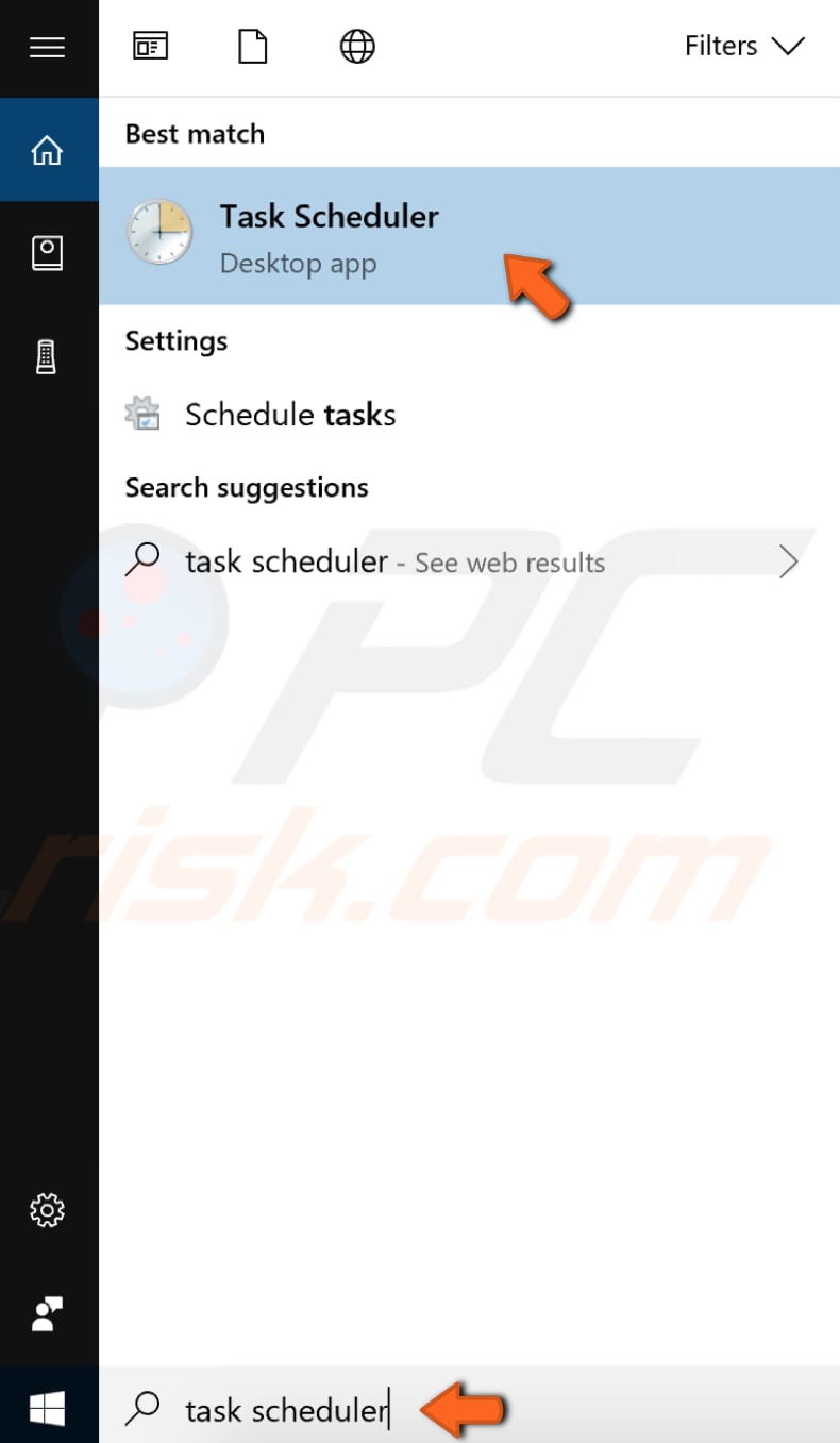 schedule automatic shutdown using windows task scheduler step 1