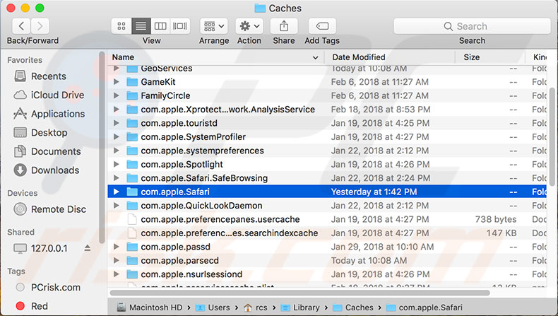 safari-cache-library