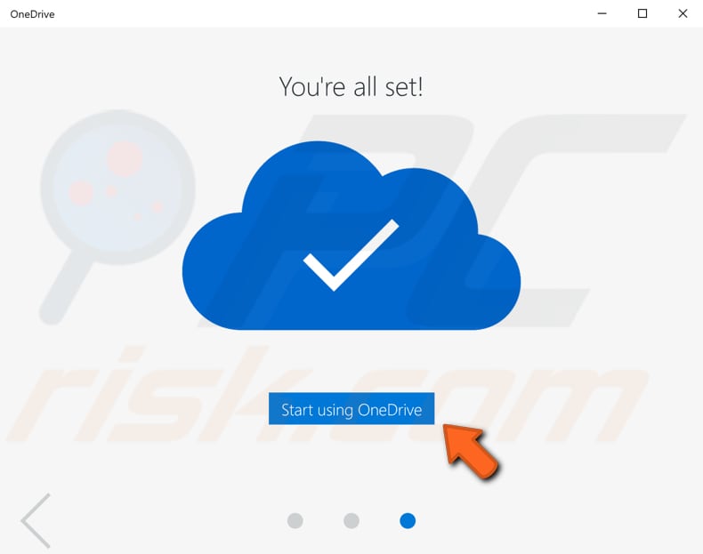 how to use OneDrive files on-demand step 2