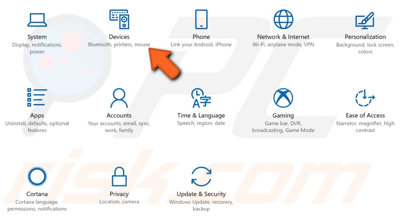 check your printing settings step 1