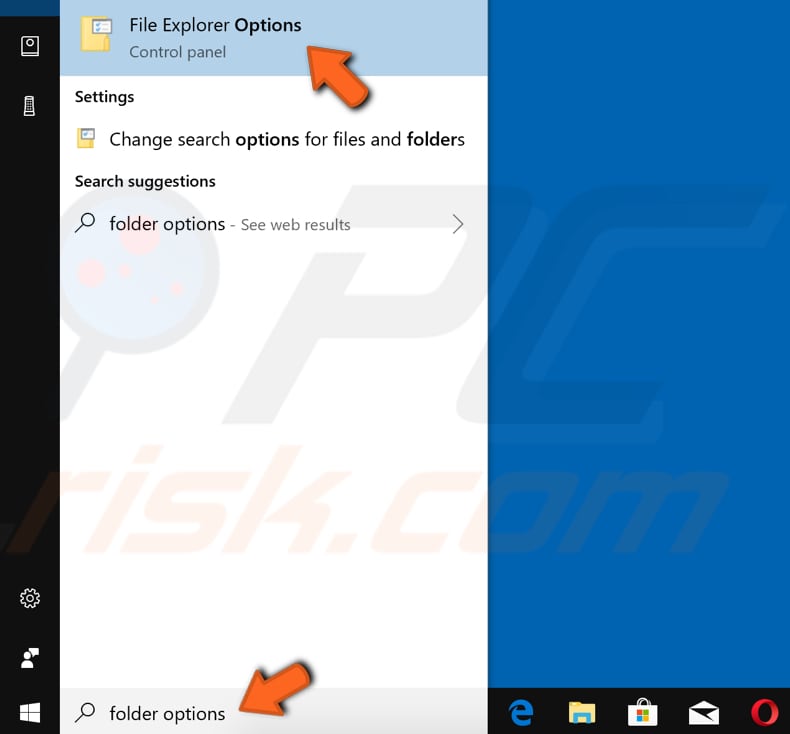 show hidden files in windows 10 step 1