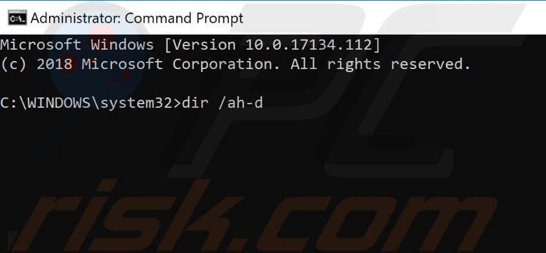 show hidden files in windows 7 step 5
