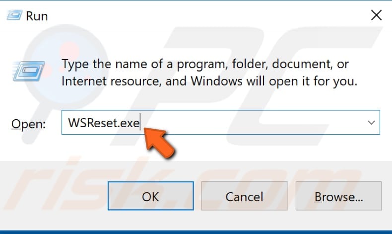 reset windows store cache 