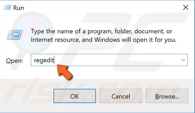 disable windows store using registry editor step 1