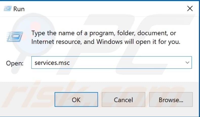 restart windows update service step 1
