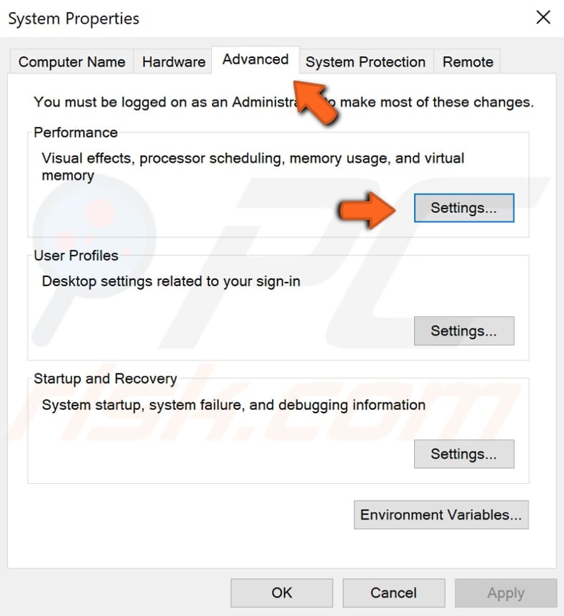 increase virtual memory step 2