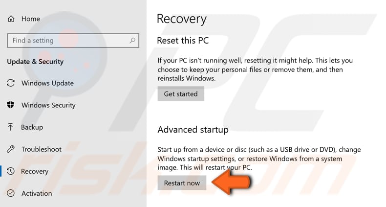run startup repair step 2