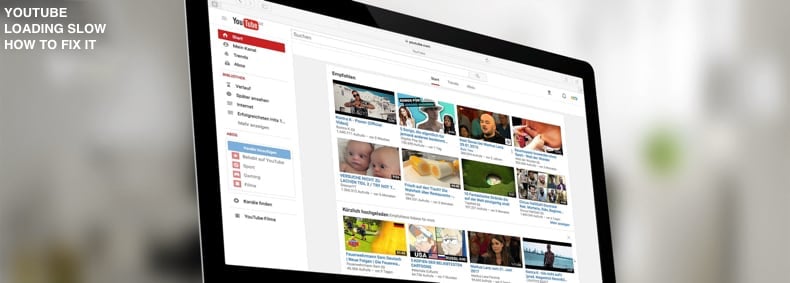 how to fix youtube loading slow