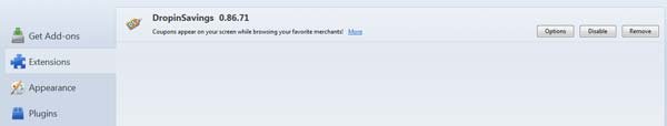 dropinsavings Mozilla FireFox