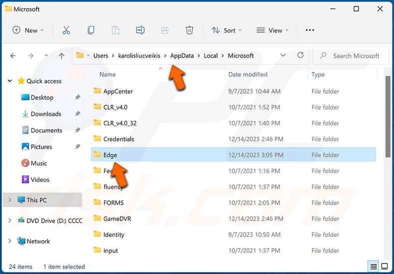 Terminate Microsoft Edge using Task Manager