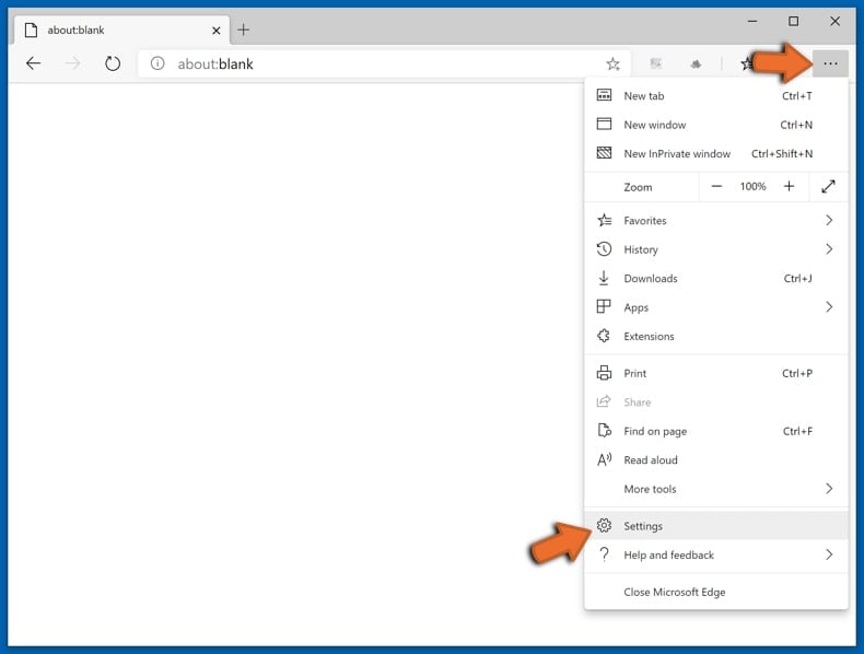 Microsoft Edge (Chromium) stap opnieuw instellen 1