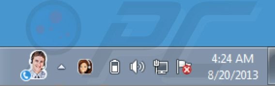 24x7 Help tray icon