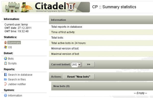 Citadel banking trojan