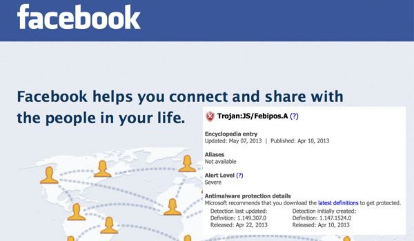Facebook Trojan - TrojanDropper:Win32/Febipos.A
