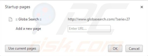 Globasearch.com redirect removal from Google Chrome