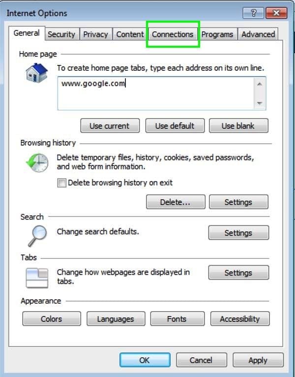 Unable To Connect To Internet Windows Vista Home
