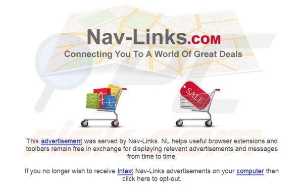 Nav Links adware (comes bundled with Boby Lyrics)
