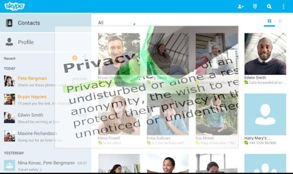 Skype Privacy