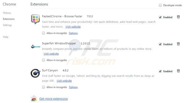 superfish ads Google Chrome