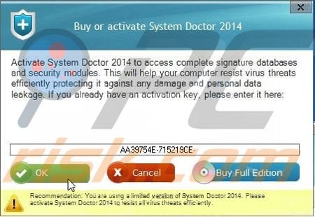 System Doctor 2014 activation