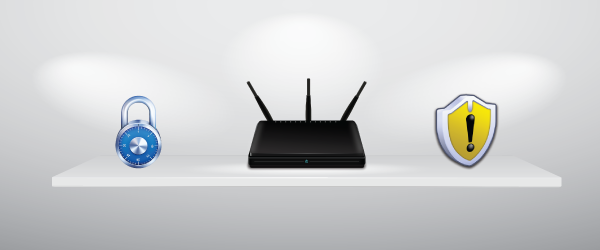 Wifi router password security