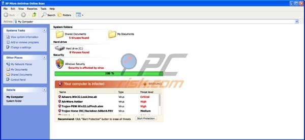 XP Micro Antivirus Online Scan