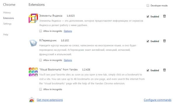 yandex toolbar google chrome