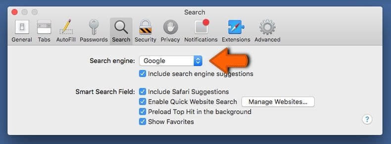 ib search remove safari