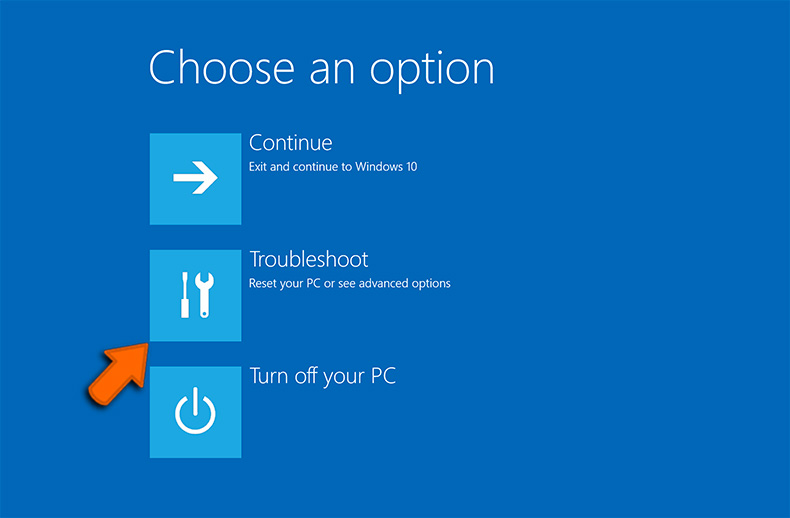 Windows OS booting into safe mode (step 2)