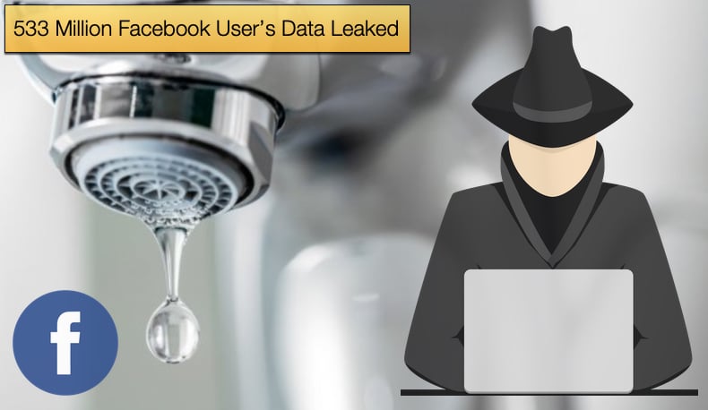 533 million facebook user data leaked