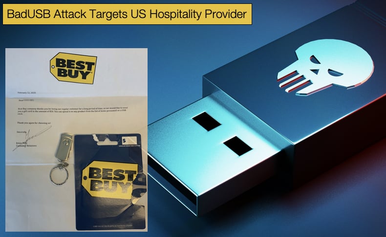 badusb attack targets hospitality provider