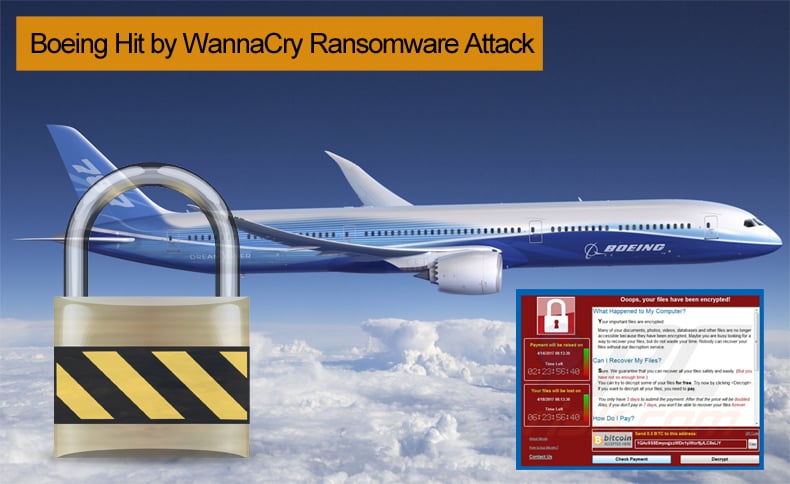 boeing wannacry ransomware attack