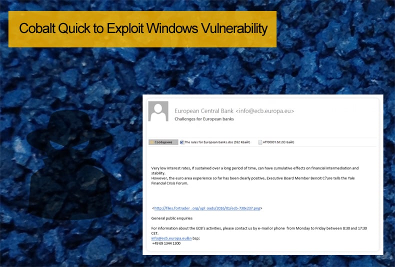 cobalt hackers exploit windows vulnerability