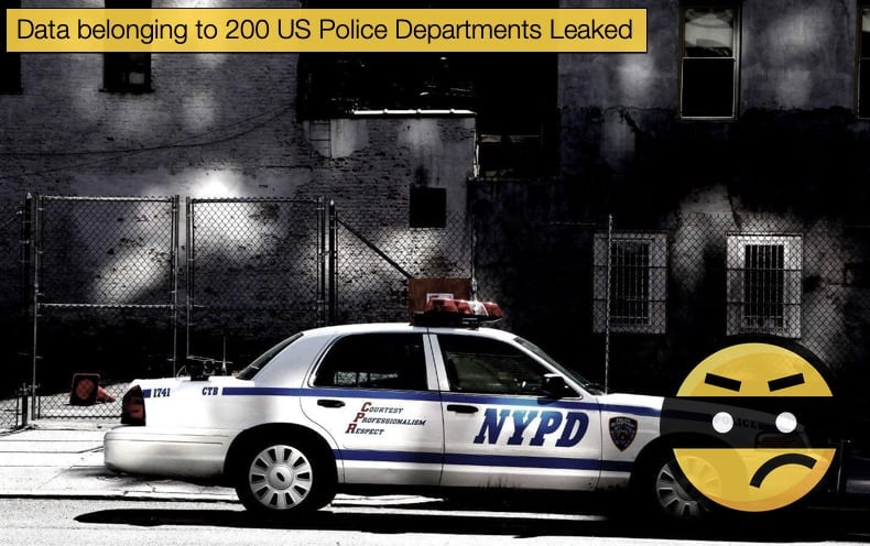 data from police departments leaked