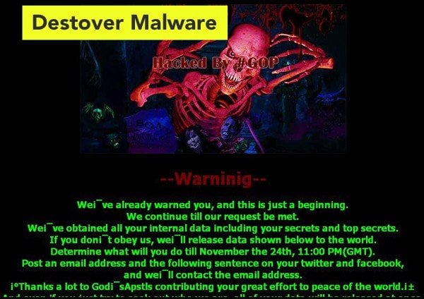 destover malware